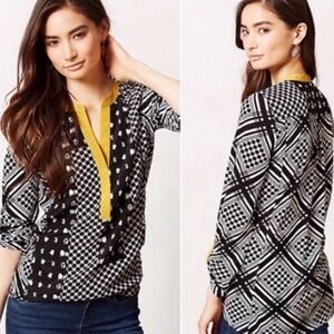 ANTHROPOLOGIE TINY Zambi Popover Top Size Small